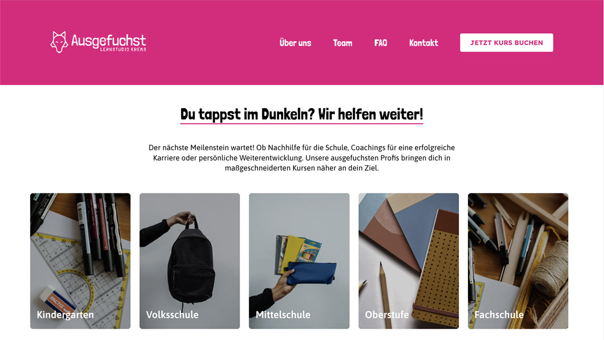 Lernstudio Ausgefuchst