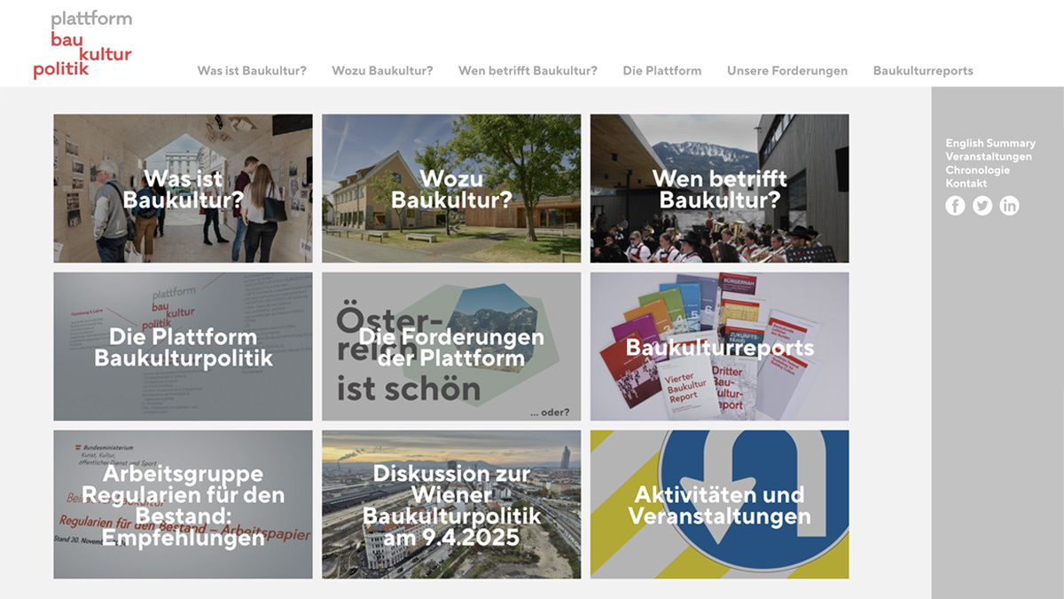 Plattform Baukulturpolitik